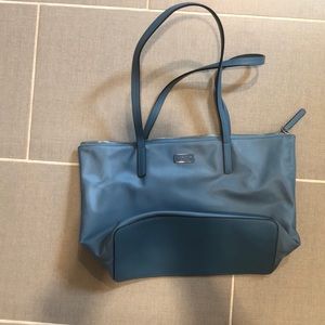 Kate Spade blue canvas bag